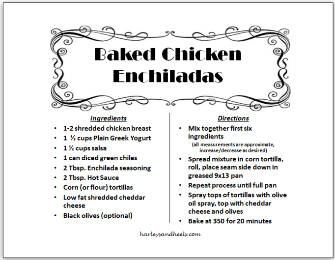 Baked Chicken Enchiladas