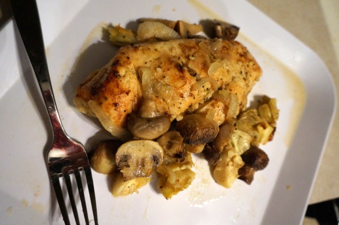 Artichoke Mushroom Chicken