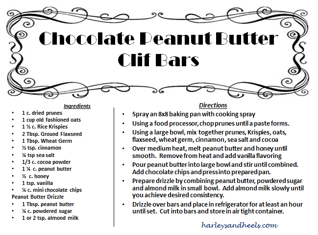 Chocolate PB Cliff Bars